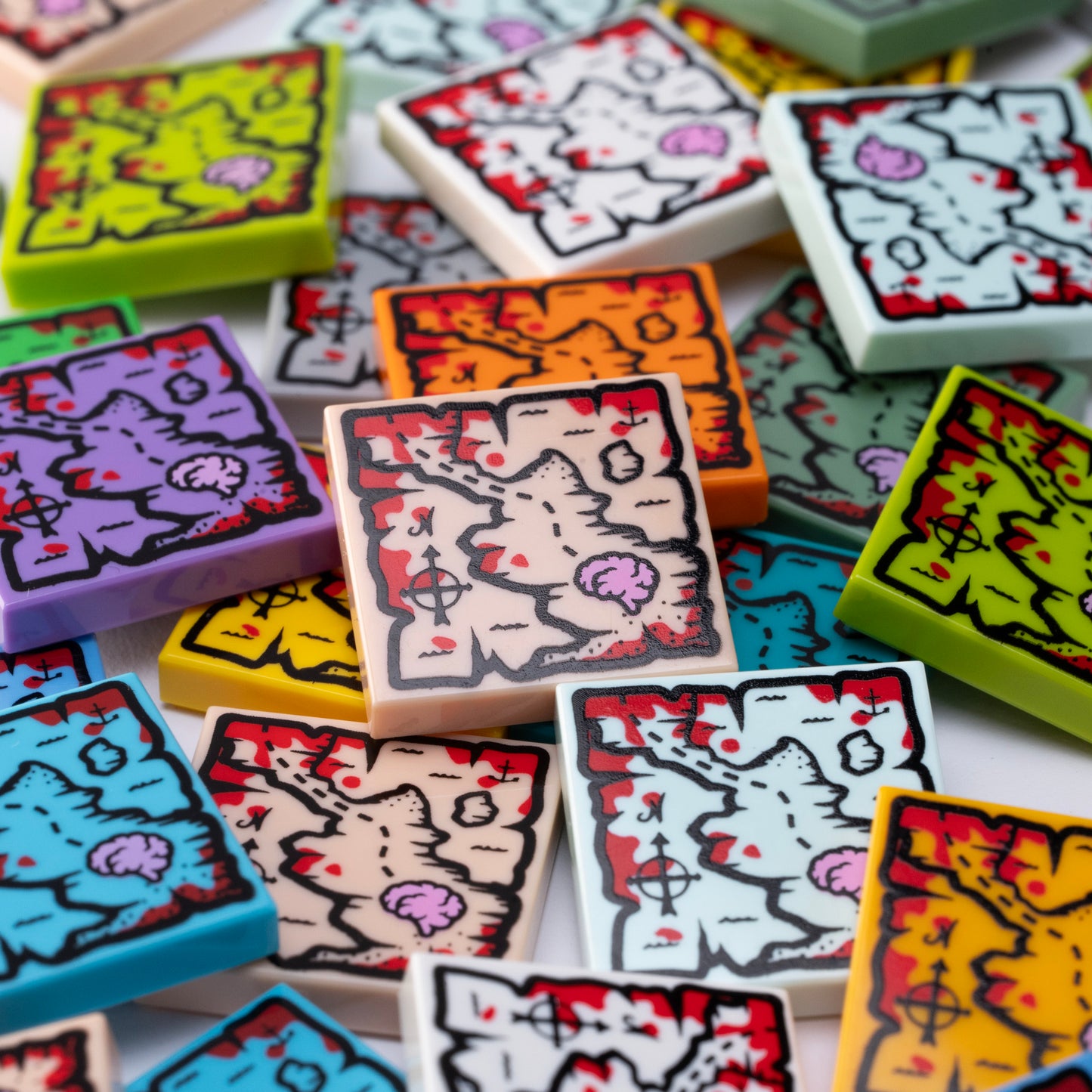 Pirate Map Variant 4-Pack